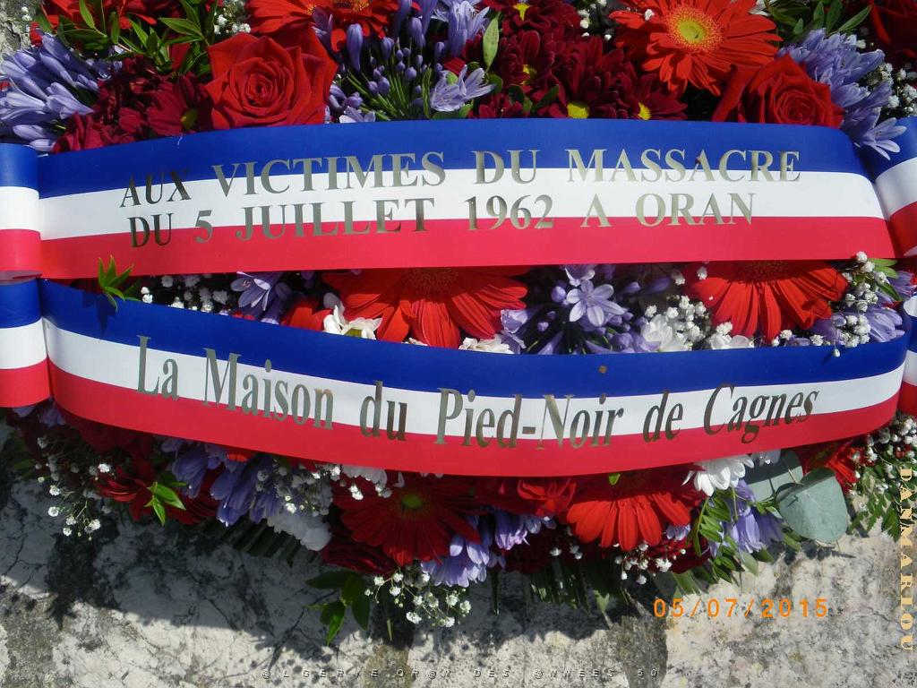 2015 07 05 CAGNES SUR MER  CONTRE L OUBLI DU 5 JUILLET 1962 A ORAN  (2).JPG
